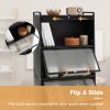 5-Tier Kitchen Baker's Rack with Flip-up PC Doors